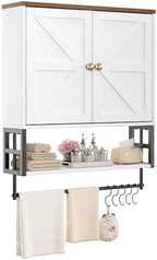 Wall Mounted Bathroom Storage Large Farmhouse Medicine Cabinet by FUNHUKSON