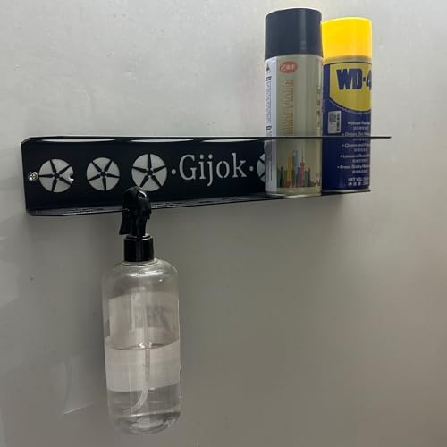 2 Pack Five Cans Wall-Mounted Steel Aerosol Spray Can Holder, Black - Image 3