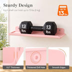 Lifewit Acrylic Floating Shelves for Bathroom 14" Pink, 4 Pack - Image 3