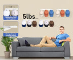 KIMBORA 4 Packs Hat Rack for Wall, Hat Organizer for Baseball Caps Holds 36 pcs, 3 Mounting Options Cap Hook Hanger, Strong Snapback Holder Storage Display for Door, Room, Closet (White) - Image 3