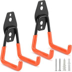 2 Pack Heavy Duty Garage Hooks Storage Organizer Wall Mount Power and Garden Tool Hangers, for Hanging Ladders, Ropes, Hose, Bulk Items by LUPYJI