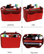 LEXSION Felt Purse Organizer Insert, Tote Bag Shaper Dividers with 5 Sizes - Image 5