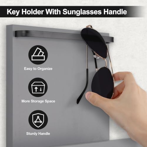Key Holder Wall Mount, Key and Sunglasses Holder for Wall - Image 4