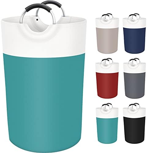 BlissTotes 115L Laundry Basket, Freestanding Collapsible Hamper, Green by BlissTotes