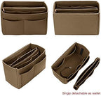 ZTUJO Purse Organizer Insert, Felt Bag Organizer with Metal Zipper, Handbag & Tote Shaper, For Speedy Neverfull Tote, 7 Sizes - Image 3