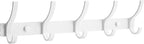 Optish Coat Rack Wall Mount, Coat Hook Wall Mount, Wall Hooks for Hanging, Hat Rack for Walls, Coats Hanger with 10 Hook, Towel Hooks for Bathrooms (1 Pack, White) by Optish