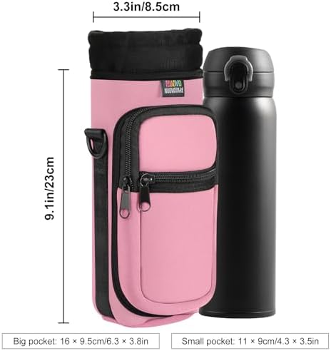 Nuovoware Water Bottle Carrier Bag, 25oz/32oz, Pink - Image 4