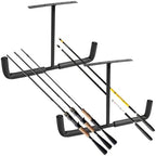 Heavy Duty Ceiling Garage Hooks, Overhead Garage Storage Rack, Wall Mounted Utility Hanger for Wood, Tools, Bicycle, Fishing Rod - Image 4