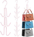 ZEDODIER 4 Pack Purse Hanger, Purse Organizer for Closet, Holds 24 Bags by ZEDODIER