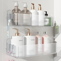Nieifi Adhesive Shower Shelves, Clear, 2 Pieces by Nieifi
