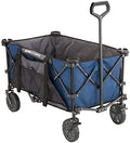 Gorilla Carts Collapsible Folding Outdoor Utility Wagon, 7 Cu Ft, Blue by GorillaCarts