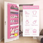 1 Pack 8 Shelves Over The Door Shoe Organizer, 68" Exlarge Deep Pockets - Image 6