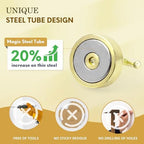 Neosmuk Magnetic Hooks Steel Tube Design for Cruise,40lb+ Gold,10 Pack - Image 3