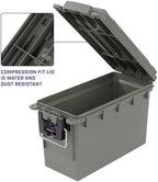 Sheffield Ammo Box Made in USA, Stackable Lockable Ammo Storage Box, Green - Image 4