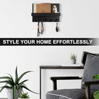 Key Holder for Wall, Decorative Key Holder with Shelf - Image 3