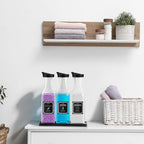 54oz Laundry Detergent Dispenser,Liquid Container with Black Wood Tray - Image 5