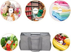 Extra Large Utility Tote Bag - Reusable Grocery Bags Foldable Heavy Duty - Image 5