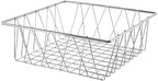 G.E.T. 12" Silver Square Metal Wire Basket for Pantry, Storage and More - Image 2