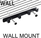 Coat Rack, Heavy Duty Stainless Steel 4 Tri Coat Hook Hanger, Wall Mounted Wall Hooks, Rustic Clothes Hook/Key Hook Rail for Bathroom Kitchen Entryway(2 Pack, 4 Hook Black) - Image 6