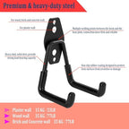 8 Pack Garage Hooks Heavy Duty, Garage Tool Organizer Wall Mount - Image 4