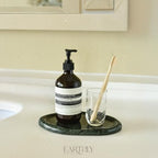 Natural Marble Trinket Tray – 9"x6" Cloud Shaped Decorative Dish for Jewelry, Keys, Perfume, Cosmetics, Vanity, Bathroom, Candle, Kitchen & Countertop | Stone Catchall or Gift (Indian Green) - Image 6