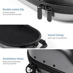 ProCase Hard Shell Travel Case for Baseball Caps Holds 6-7 Hats - Image 4