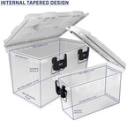 Sheffield Ammo Box Made in USA, Stackable Lockable Ammo Storage Box, Frost - Image 4