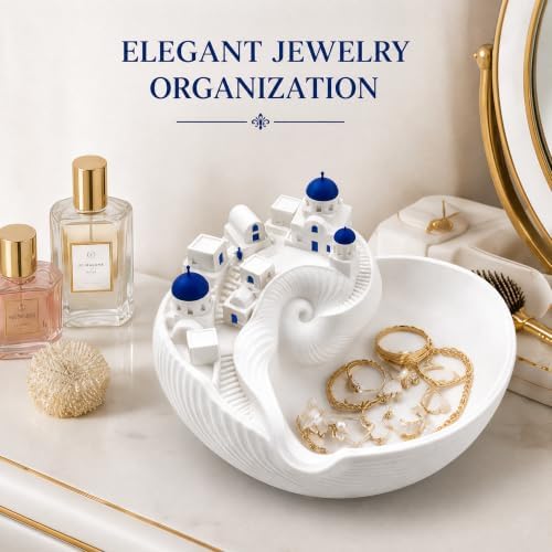 Santorini Catchall Bowl Decorative Tray for Keys Jewelry Coins Trinket Dish - Image 5