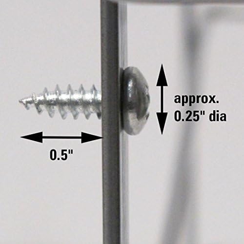 Household Essentials 1225-1 Mounted Paper Towel Holder | Mounts to Solid Cabinet Doors or Walls, Nickel - Image 4