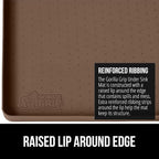 GORILLA GRIP Waterproof Silicone Under Sink Mat, Stay in Place 34x22 Coffee - Image 5
