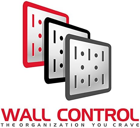 Wall Control Pegboard Organizer 4 ft. Metal Pegboard Standard Tool Storage Kit with White Toolboard and White Accessories - Image 6