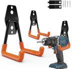 Wallavant Skateboard Hooks 2-Pack Small Utility Heavy Duty Holder Garage Storage Wall Mount for Stroller Tennis Garden Tool Household Warehouse Shed by Wallavant