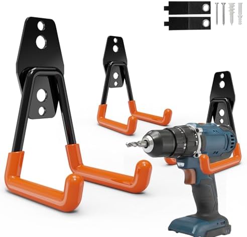 Wallavant Skateboard Hooks 2-Pack Small Utility Heavy Duty Holder Garage Storage Wall Mount for Stroller Tennis Garden Tool Household Warehouse Shed by Wallavant
