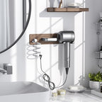Tindbea Hair Dryer Holder Wall Mount Aluminum Alloy Hot Tools Organizer - Image 2