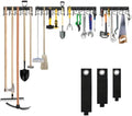 LEYU Metal Garage Tool Organizer Wall Mount, 4 Pack Garden Tool Organizer With Extension Cord Straps, Garage Organization Hooks and Hangers for Shed, Yard Storage, Wall Holder for Hanging Broom Mop by Unknown