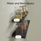 BAYKA Black Floating Shelves 35.4in, Set of 3, Wall Mounted for Wall Decor (Pack of 2) - Image 6