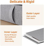 Side-Supported Underbed Storage Containers, 6 Inch 60L Clothes Storage Bin | Underbed Storage Bin with Sturdy Sidewalls, Closet Organizer for Clothes, Blankets, Seasonal Items, Linen Gray, 2 Pack - Image 3