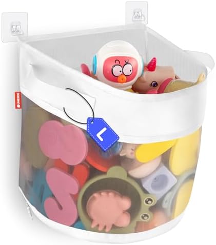 UNEEDE Bath Toy Organizer,4.15 Gallons Bathtub Toy Storage Organizer by UNEEDE