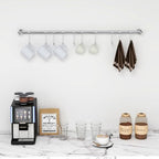 Audmore Kitchen Utensil Rack 2 PCS, 20.9” Pot & Pan Hanging Rack Wall Mount - Image 6