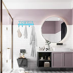 Kuhome Over The Door Towel Holder - Hooks & Rack for Bathroom, Robe & Beach Towels (Blue) - Image 3