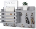 Nekon Mail Holder for Wall, 16.8 Inch Mail Organizer, Gray by NekonDesign