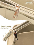 OMYSTYLE Purse Organizer Insert, Felt Tote Bag Organizer Insert with 5 Sizes, Handbag Dividers for Inside Purse, Compatible with Longchamp, Neverful, Speedy and More - Image 3