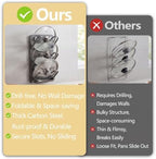 Pot Lid Organizer 3 Tier Foldable Lid Holder for Cabinet Door - Image 6