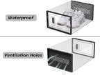 SIMPDIY Clear Shoe Storage Boxes, Stackable Shoe Organizer for Closet | 12 Pack, Magnetic Door, Aromatherapy Stick, for Size 10, Plastic, Shoe Rack for Closet, Entryways, Under-bed Storage - Image 5