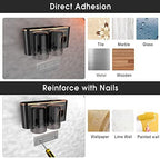 iHave Toothbrush Holders for Bathrooms Wall Mounted with Dispenser & 2 Cups - Image 4