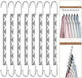 Space Saving Hangers for Clothes 8 Pack, Sturdy Metal Hangers Wardrobe Organizer, Magic Cascading Hanger, Closet Space Saver Closet Organizers and Storage by SindaxAllforlife