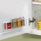 iDesign Adhesive Organizer Bin, Set of 4, Clear - Image 5