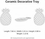Multipurpose Ceramic Catchall Tray for Jewelry, Keys, and Snacks - 7.7 x 5.3 Inch Decorative Dish for Nightstand, Vanity, or Entryway (1 Piece) - Image 7