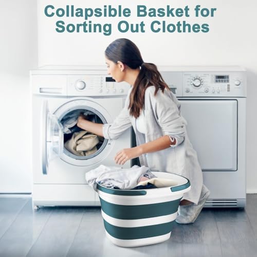 Collapsible Bucket for Cleaning, 4.2 Gallons Mop Bucket with Handle for Floor Window Car Washing, Silicone Ice Buckets for Parties Camping Fishing Beach, RV Laundry Storage Household Cleaning Supplies - Image 5