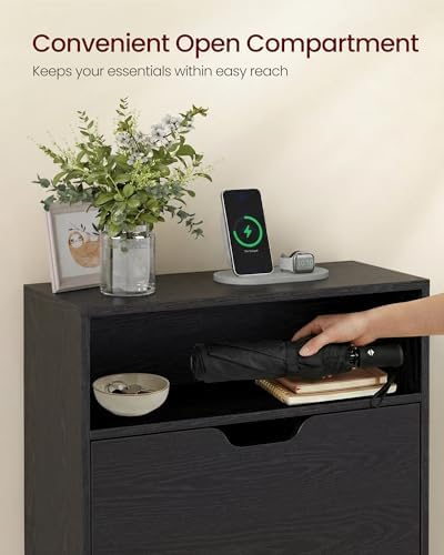 VASAGLE Shoe Cabinet with 3 Flip Drawers, Holds up to 24 Pairs of Shoes - Image 7